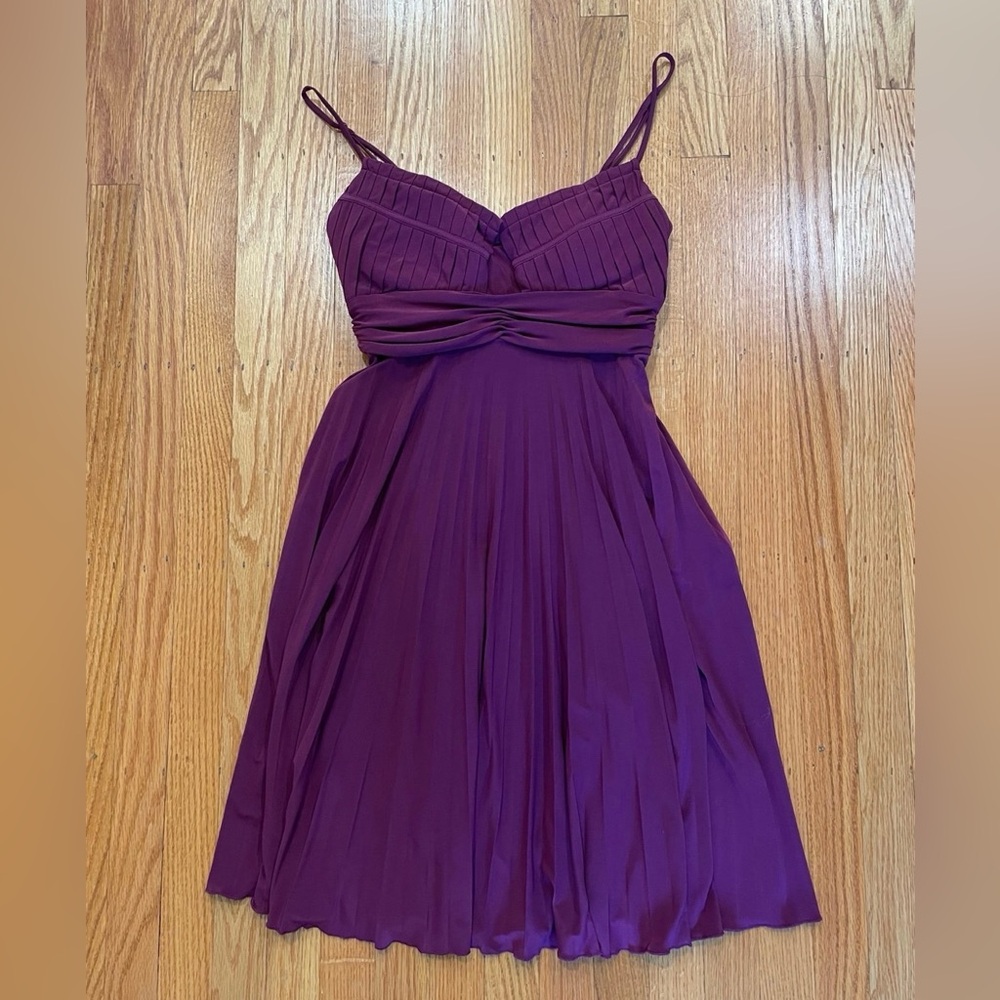 Max & Cleo Purple Mini Dress